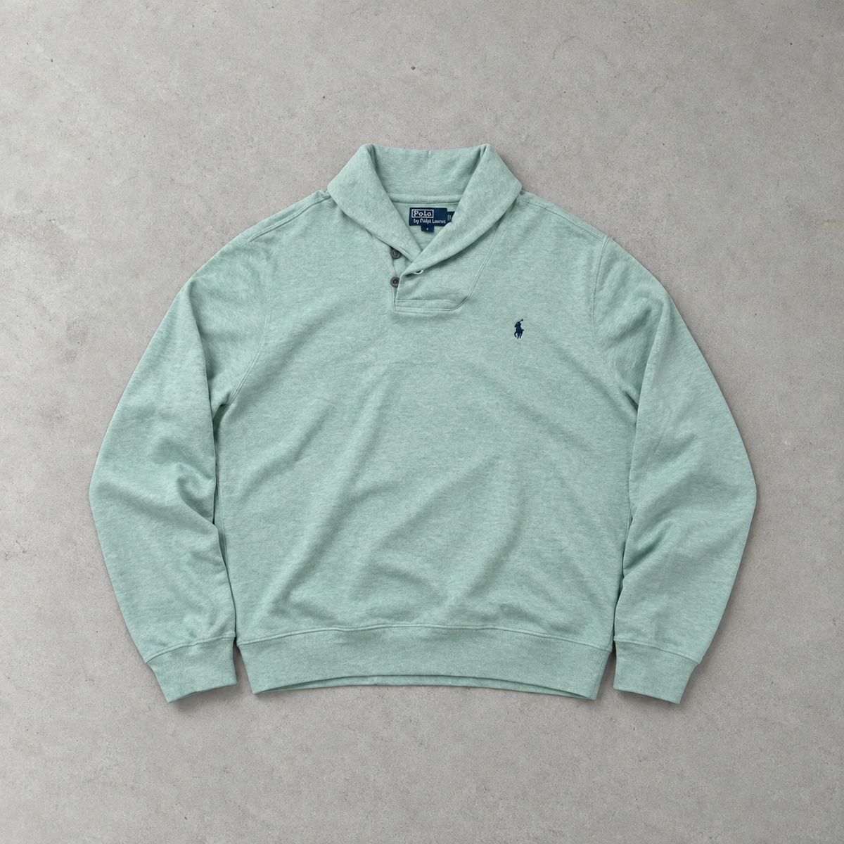 Ralph Lauren Turtleneck Sweater Mintgrün, Grün Rare (XXL) Stitched Logo