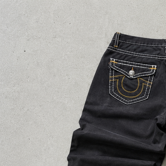 Y2K True Religion Jeans Schwarz Limited (W32 | DE 48)