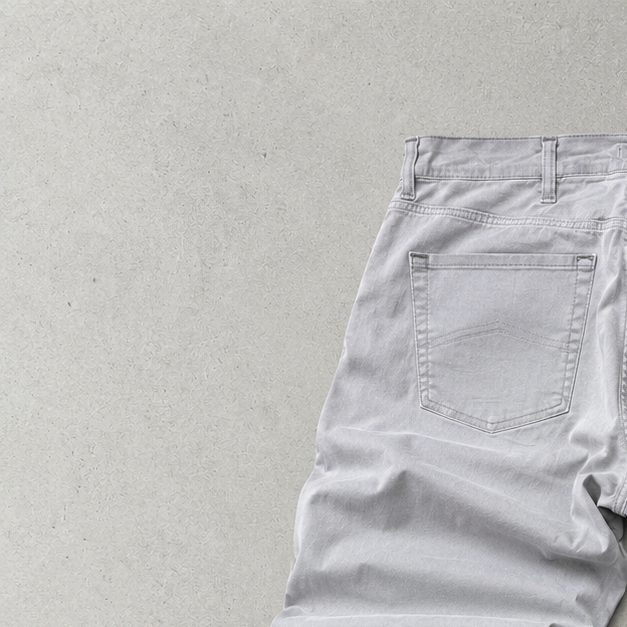Y2K 2000 Armani Jeans Jeans Beige, Creme Limited (W33 | DE 48)