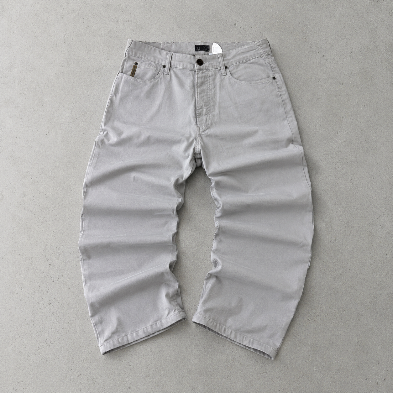 Y2K 2000 Armani Jeans Jeans Beige, Creme Limited (W33 | DE 48)