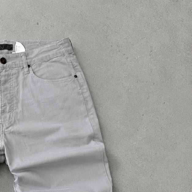 Y2K 2000 Armani Jeans Jeans Beige, Creme Limited (W33 | DE 48)