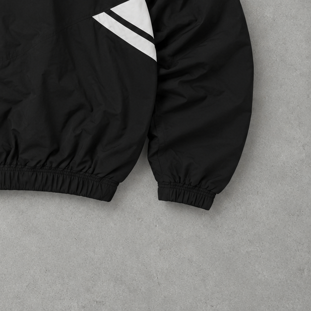 Olympique Lyonnais Adidas Track Jacket Black Limited (L) Stitched Logo