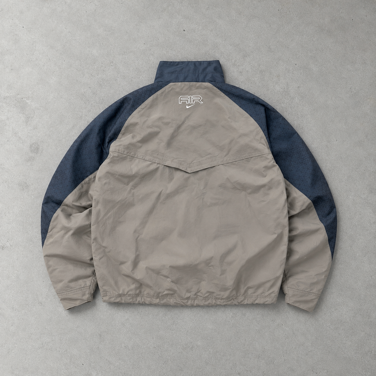 Y2K Nike Track Jacket Khaki Rare (L) Stitched Logo