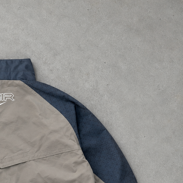 Y2K Nike Track Jacket Khaki Rare (L) Stitched Logo