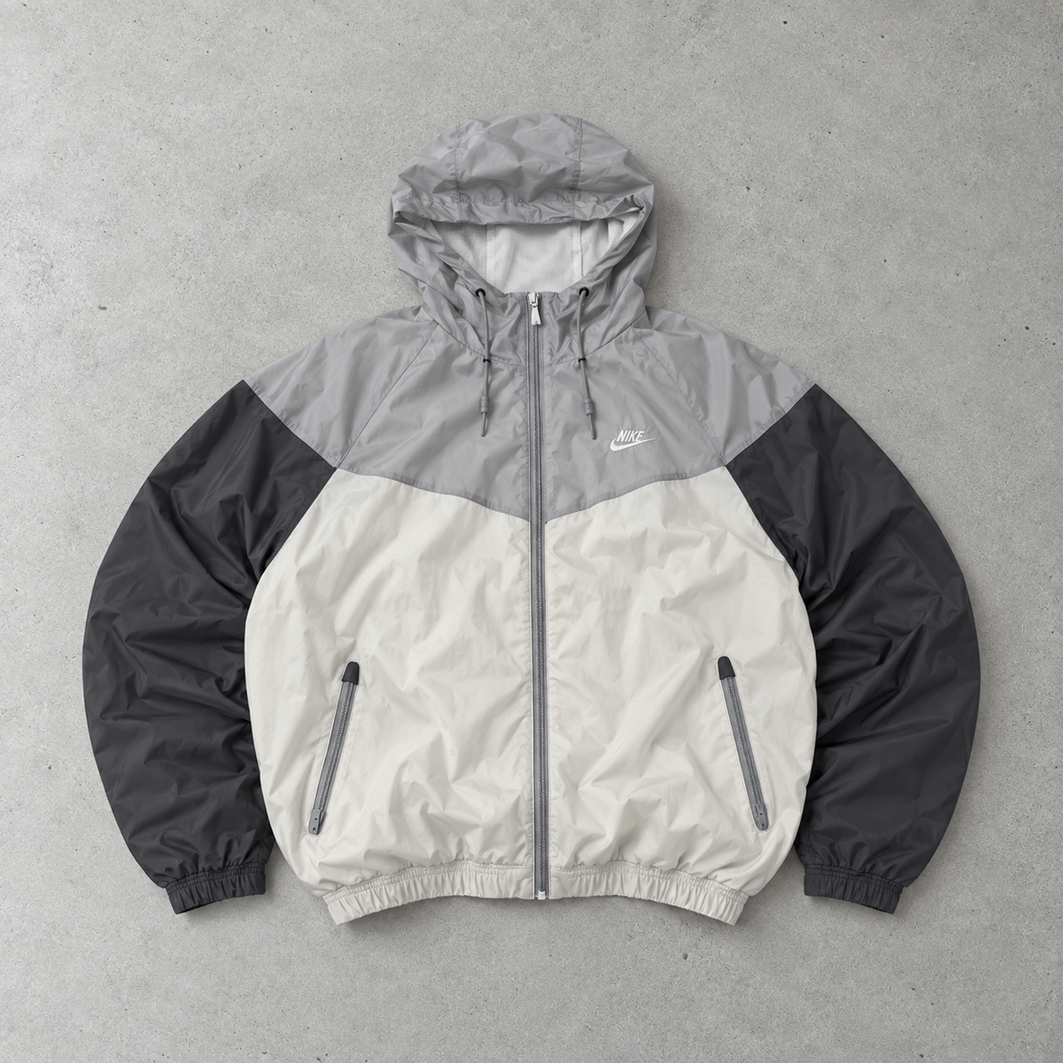Nike Windbreaker Grau, Weiß Rare (M)