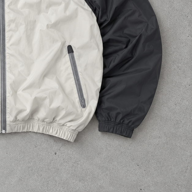 Nike Windbreaker Grau, Weiß Rare (M)