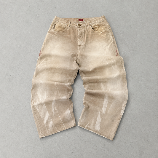 Armani Jeans Jeans Beige, Rot Rare (W34 | DE 50)