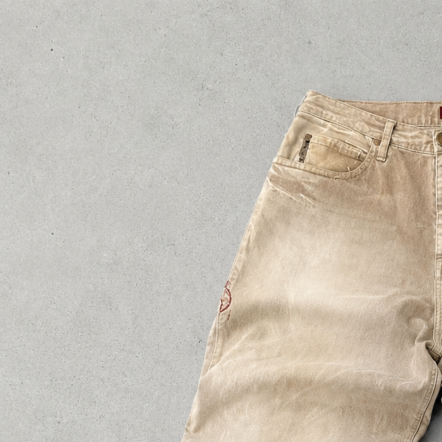 Armani Jeans Jeans Beige, Rot Rare (W34 | DE 50)
