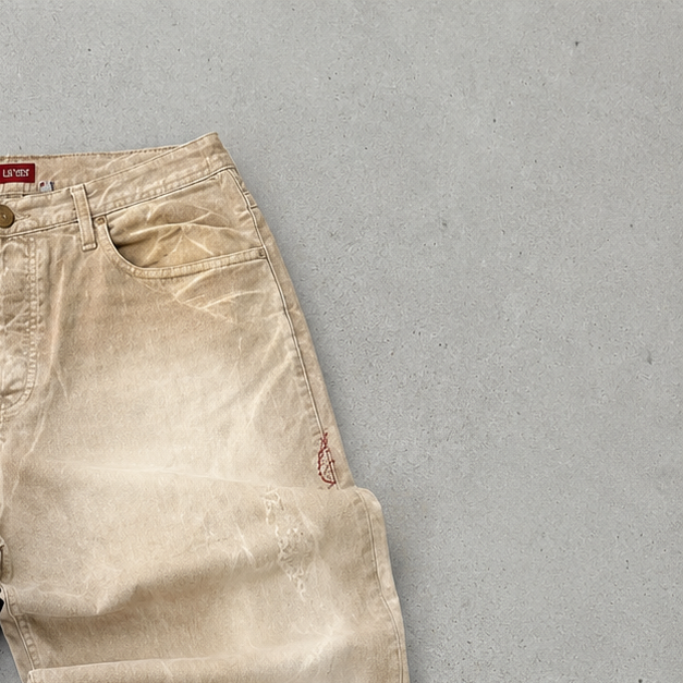 Armani Jeans Jeans Beige, Rot Rare (W34 | DE 50)