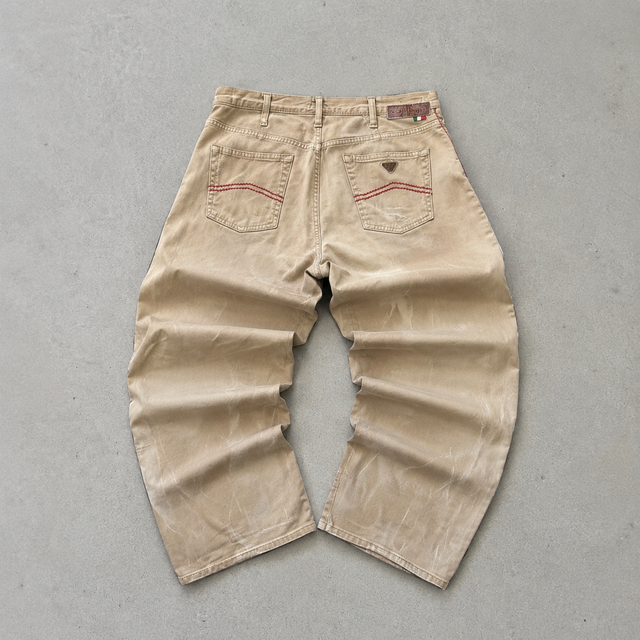 Armani Jeans Jeans Beige, Rot Rare (W34 | DE 50)