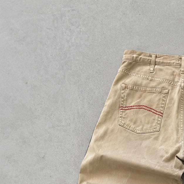 Armani Jeans Jeans Beige, Rot Rare (W34 | DE 50)