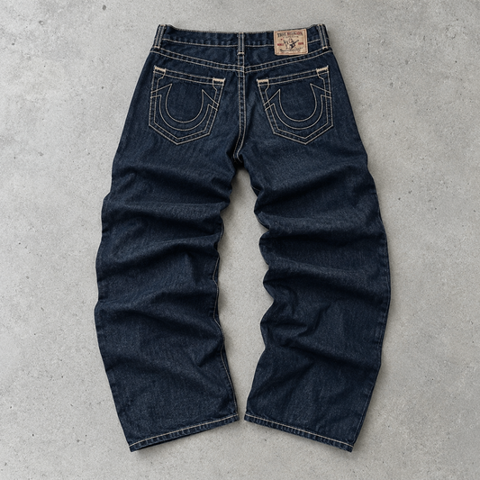True Religion Straight Jeans Navy Limited (W32 | DE 48)