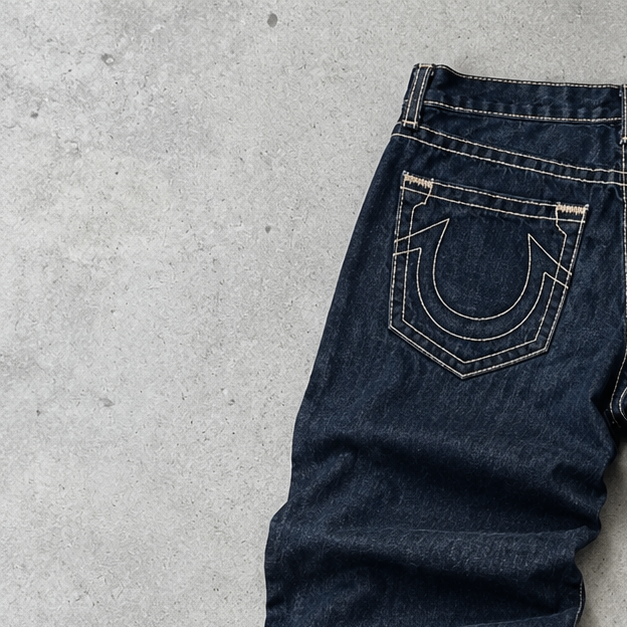 True Religion Straight Jeans Navy Limited (W32 | DE 48)