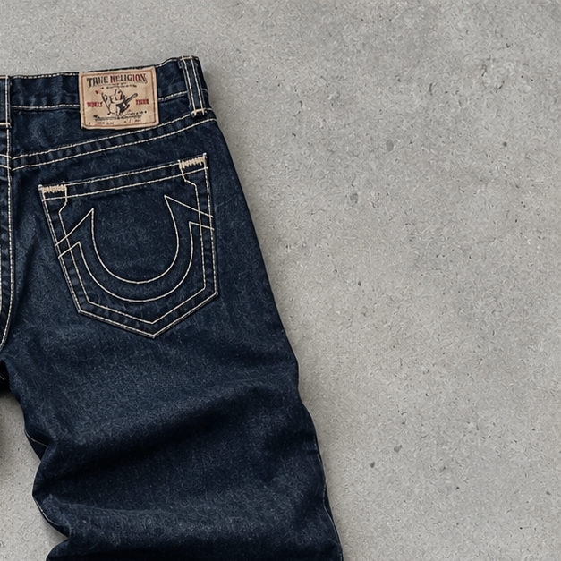 True Religion Straight Jeans Navy Limited (W32 | DE 48)