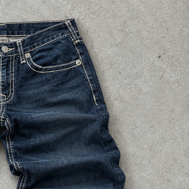 True Religion Straight Jeans Navy Limited (W32 | DE 48)