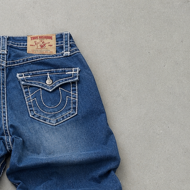 Y2K True Religion Jeans Blau Limited (M)