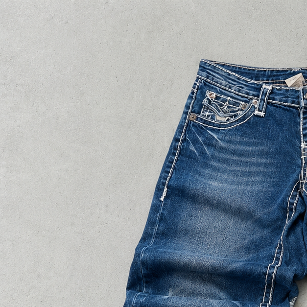 Y2K True Religion Jeans Blau Limited (M)