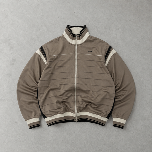 Y2K Nike Track Jacket Braun Rare (Size M)