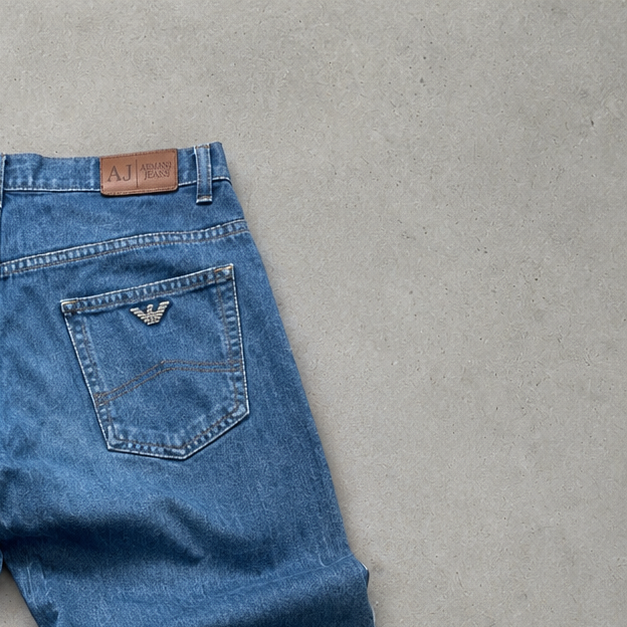90s Y2K Armani Jeans Jeans Blau Limited (S)