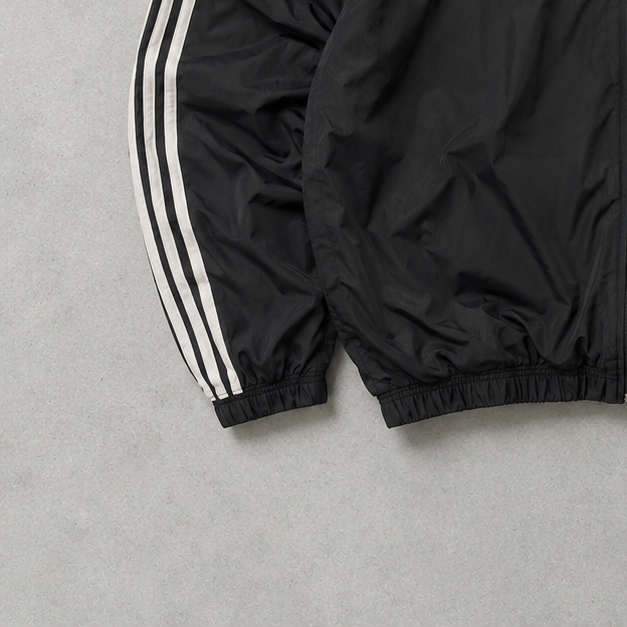 Adidas Marken-Menü Windbreaker Schwarz Limited (Size XL)