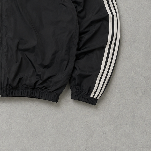Adidas Marken-Menü Windbreaker Schwarz Limited (Size XL)