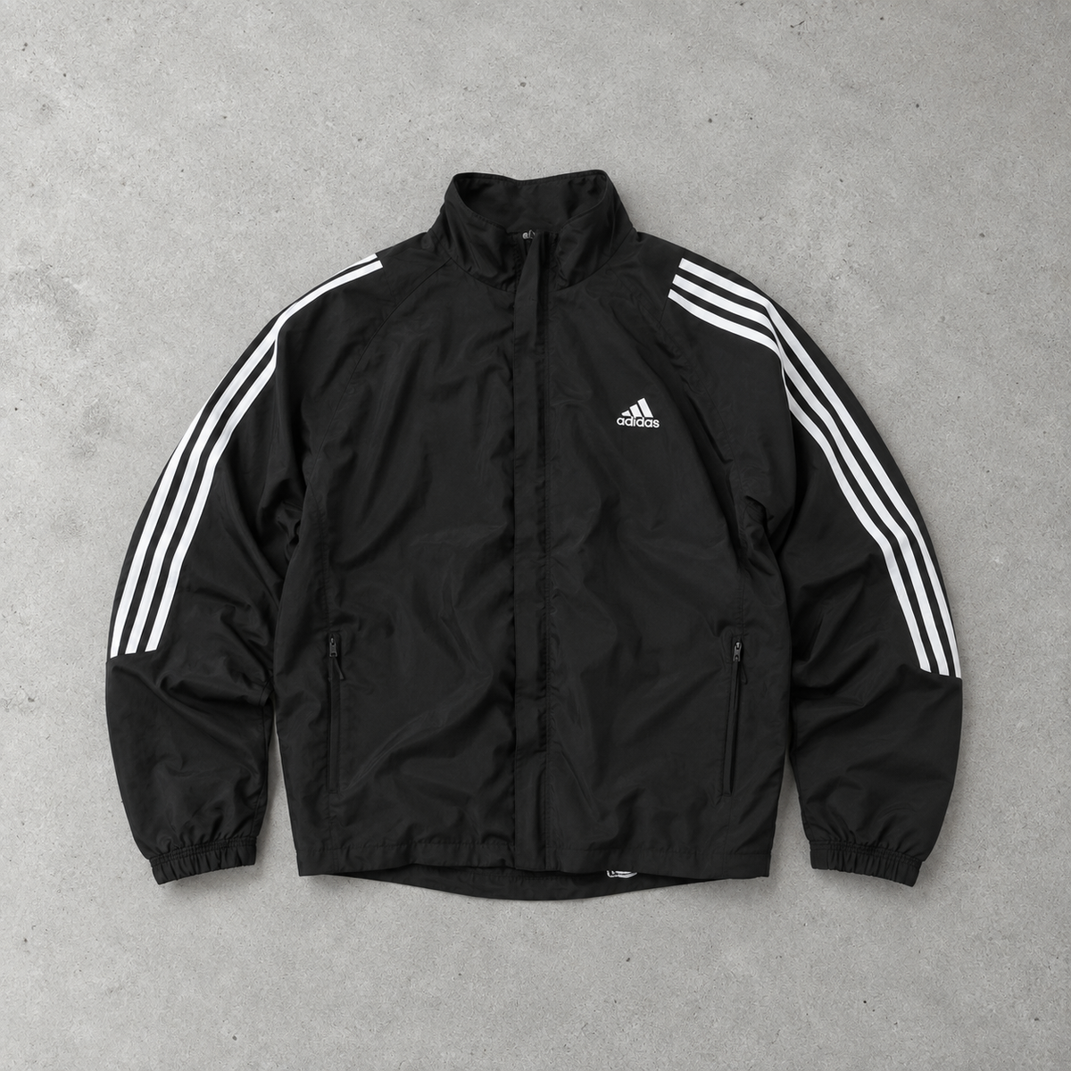 Adidas Track Jacket Black / White Rare (L)