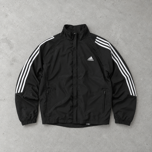 Adidas Track Jacket Black / White Rare (L)