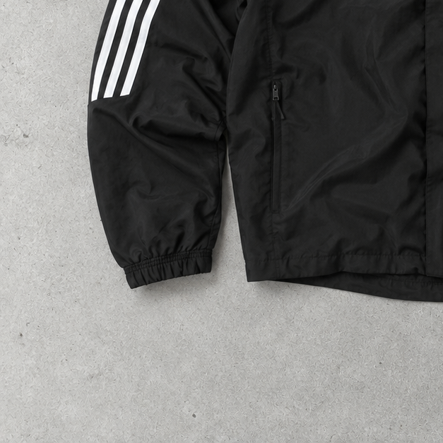 Adidas Track Jacket Black / White Rare (L)