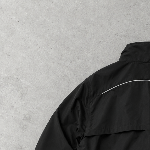 Adidas Track Jacket Black / White Rare (L)