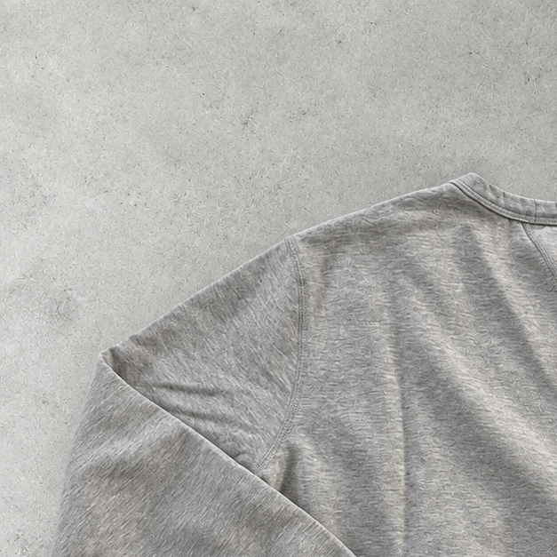Ralph Lauren Sweatshirt Grau Stitched Logo Limited (M)