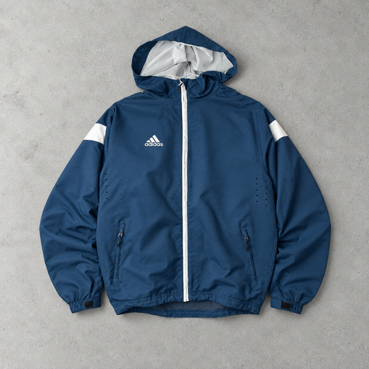 adidas Windbreaker Marineblau, Weiß Rare (M)