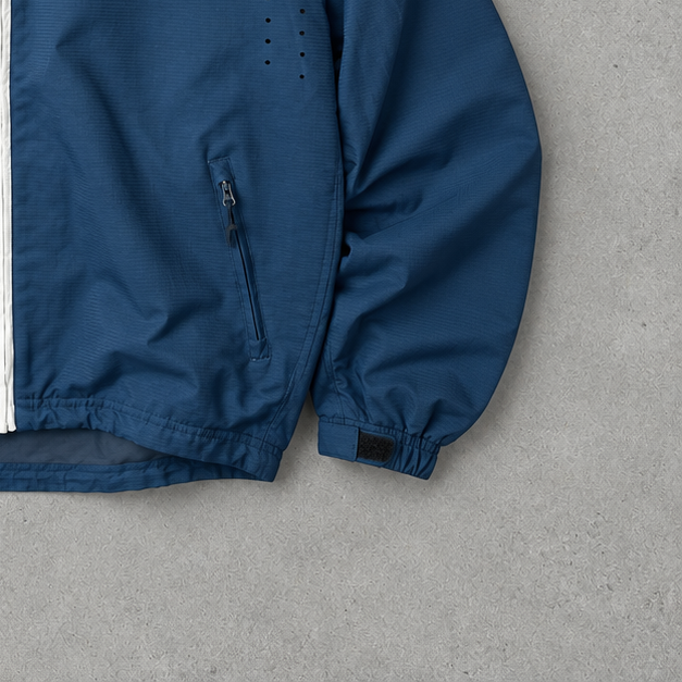adidas Windbreaker Marineblau, Weiß Rare (M)