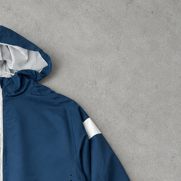 adidas Windbreaker Marineblau, Weiß Rare (M)