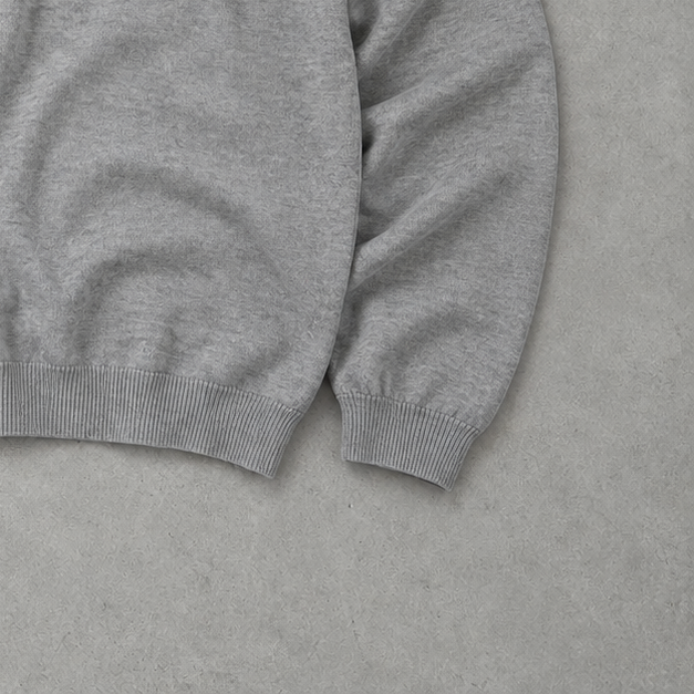 Ralph Lauren Sweater Grau Rare (XL) Stitched Logo
