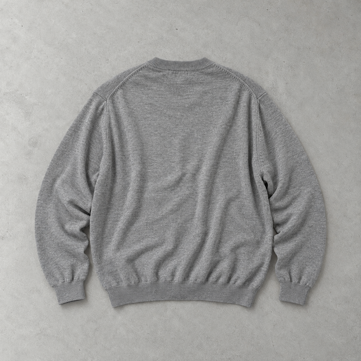 Ralph Lauren Sweater Grau Rare (XL) Stitched Logo