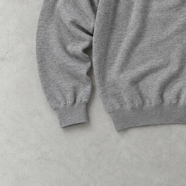 Ralph Lauren Sweater Grau Rare (XL) Stitched Logo
