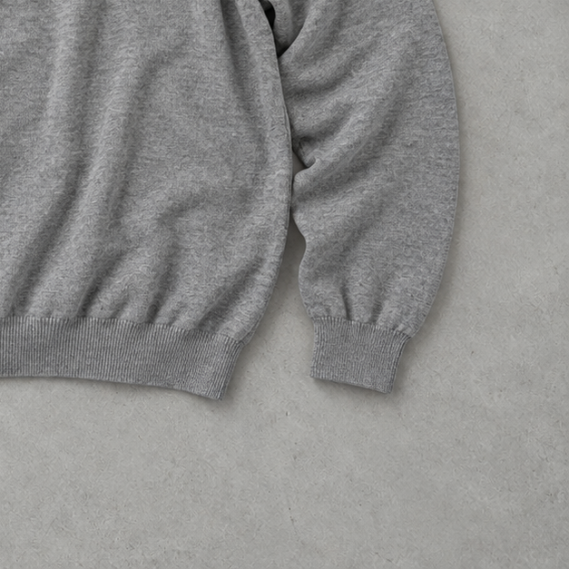 Ralph Lauren Sweater Grau Rare (XL) Stitched Logo