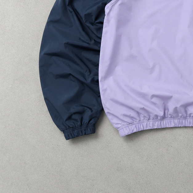 Y2K Nike Windbreaker Flieder, Marineblau Limited (S)