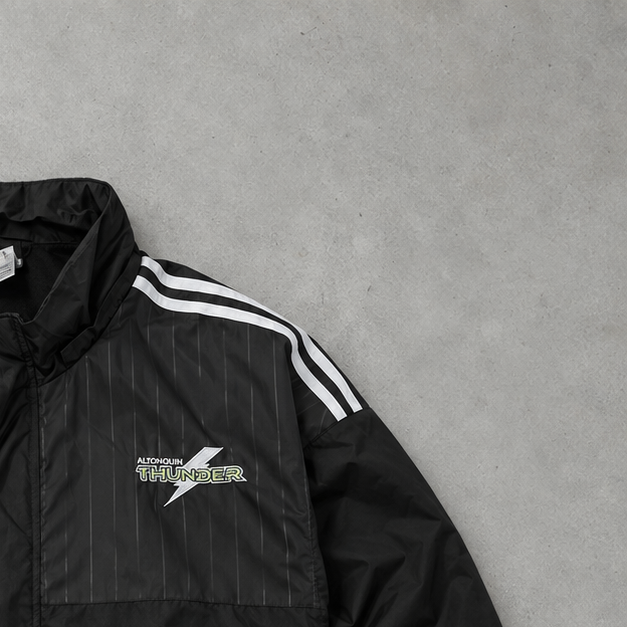 Y2K Adidas Windbreaker Black / White Limited (XXL)