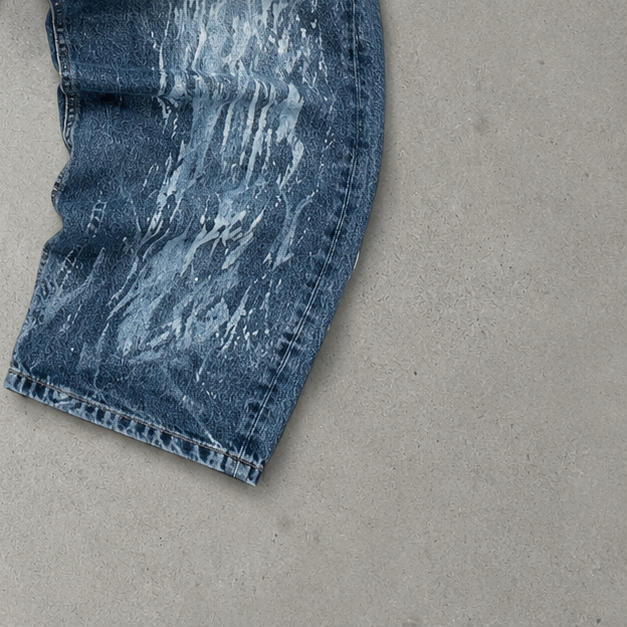 Vintage True Religion Jeans Marineblau, Blau Limited (M)