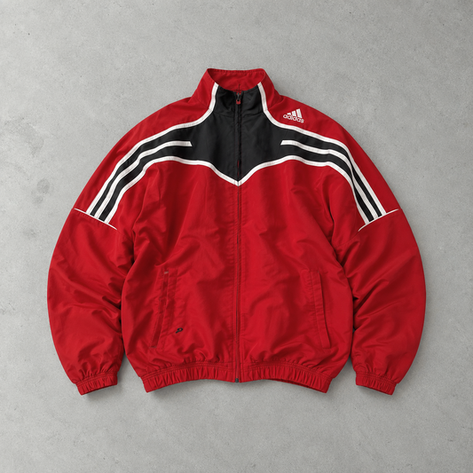 adidas Windbreaker Rot, Blau Rare (M)