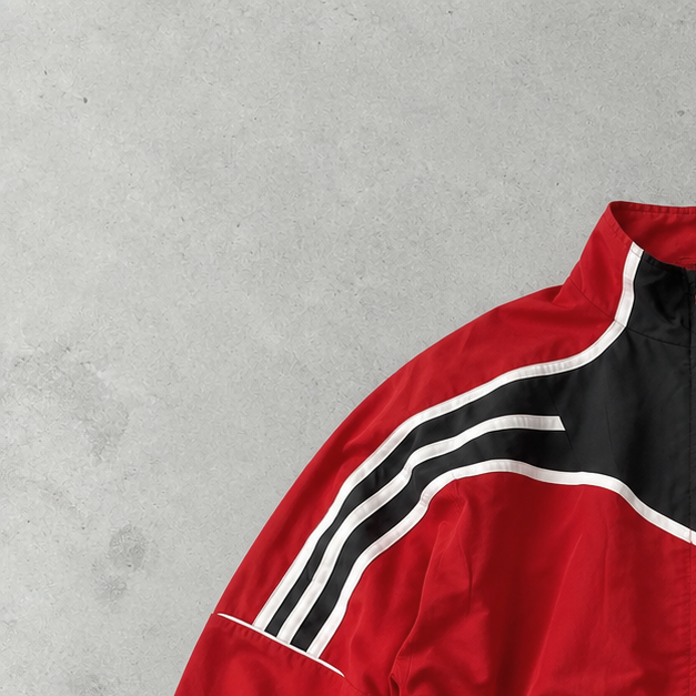adidas Windbreaker Rot, Blau Rare (M)