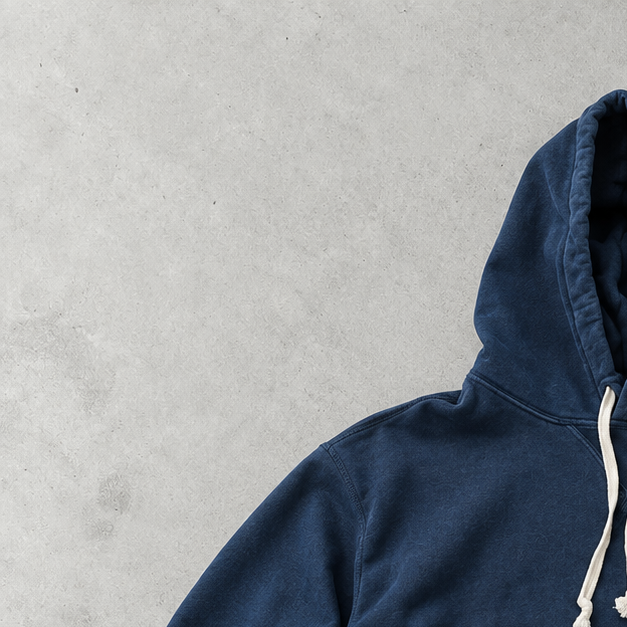 Ralph Lauren Hoodie Marineblau Stitched Logo Rare (M)