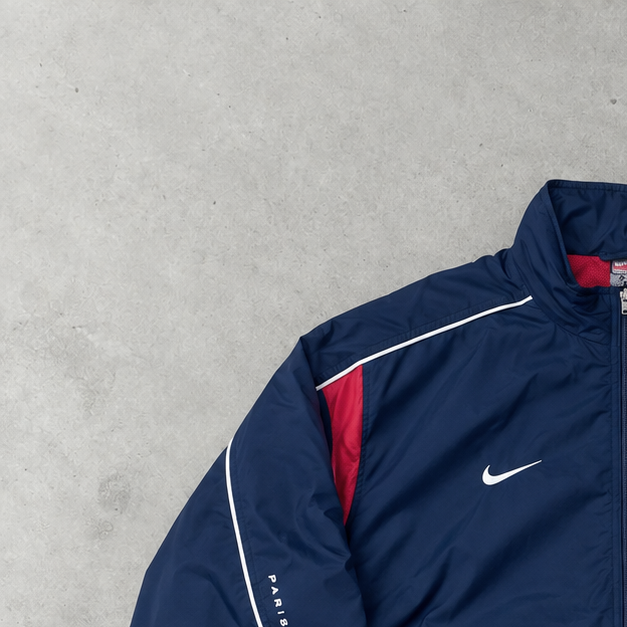 PSG 2002 Nike Jacket Marineblau Rare (L)