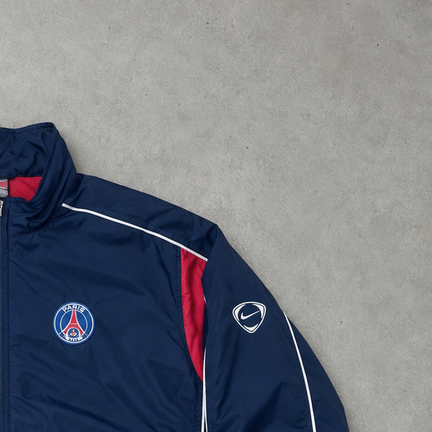 PSG 2002 Nike Jacket Marineblau Rare (L)