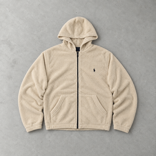 90s Ralph Lauren Jacket Creme Limited (S) Stitched Logo