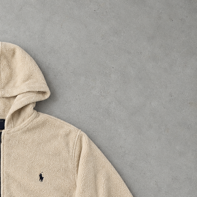 90s Ralph Lauren Jacket Creme Limited (S) Stitched Logo