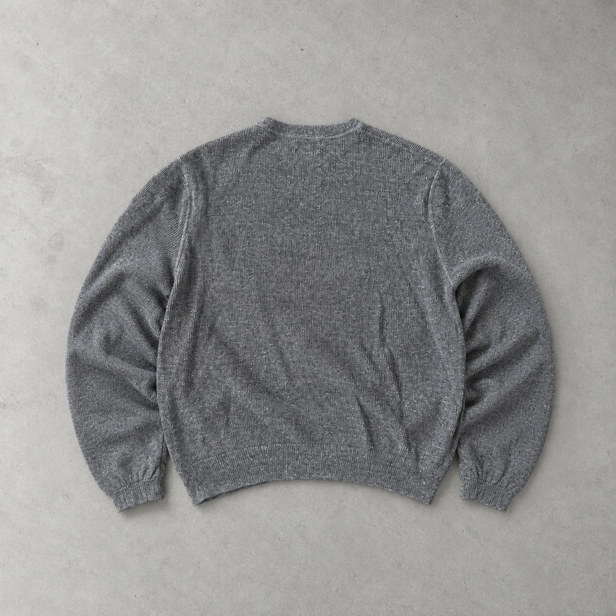Polo Ralph Lauren Sweater Grau Rare (XL) Stitched Logo
