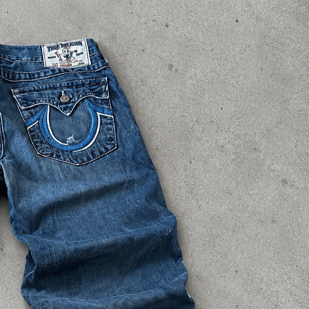 Y2K True Religion Jeans Blue Rare (L)
