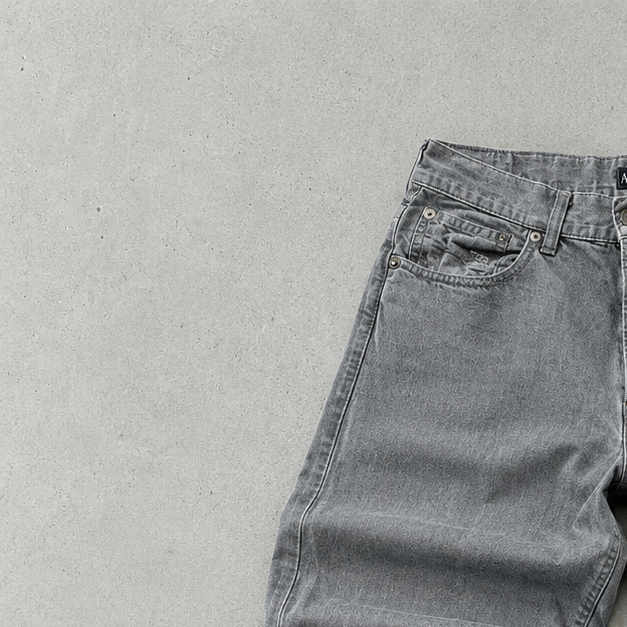 Y2K Armani Jeans Jeans Grau Rare (W29 | DE 44)